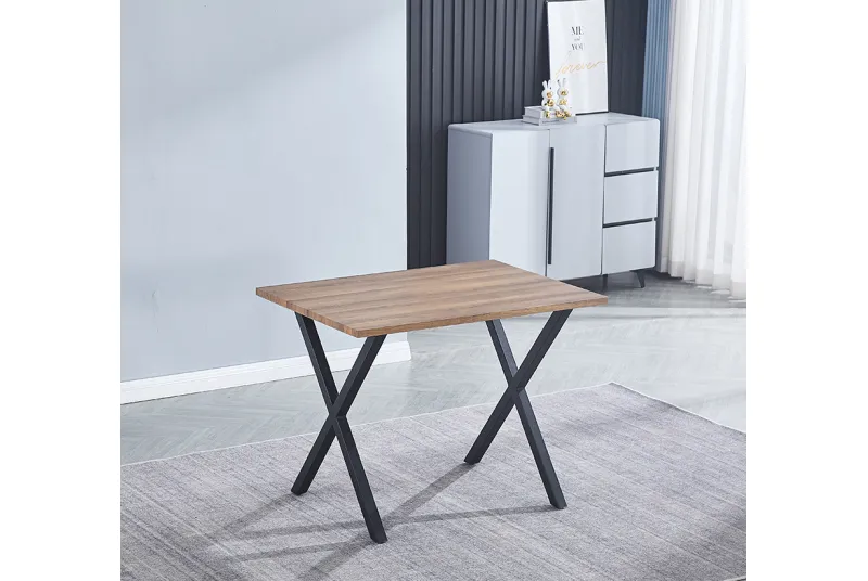 TABURETE MDF P/METAL VIDEL NEGRO