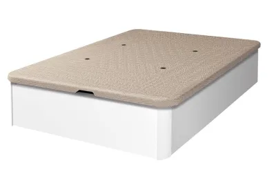 CANAPE 90X190 T/3D MEGA ESLA BLANCO
