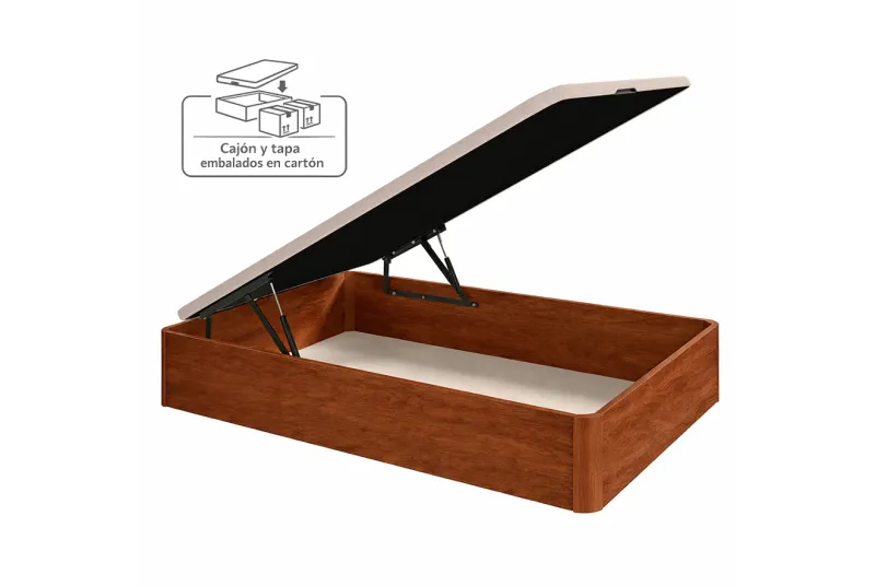 CANAPE 105X190 T/3D CAJA GUADIANA NOGAL