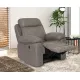 SOFA 1P RELAX ELECTRICO TAP.NOLIA MENFIS CEMENTO