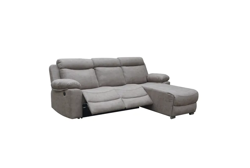 SHAISELONGUE DCHA. 2 RELAX ELECTRICOS TAP.NOLIA MENFIS CEMENTO