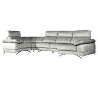 Rinconera Tapizado Denix Plata