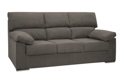SOFA 3P. 3 ASIENTOS FIJO T.CAIRO RUBEN BEIG OSCURO