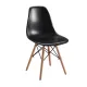 JUEGO DE 4 SILLAS PATAS MADERA DINAMARCA NEGRO