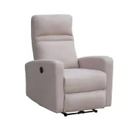 Butaca Relax Tapizada K-13 Beige Modelo Arya