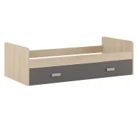 CAMA NIDO CON FRONTAL DONALD PUCCINI-GRAFITO