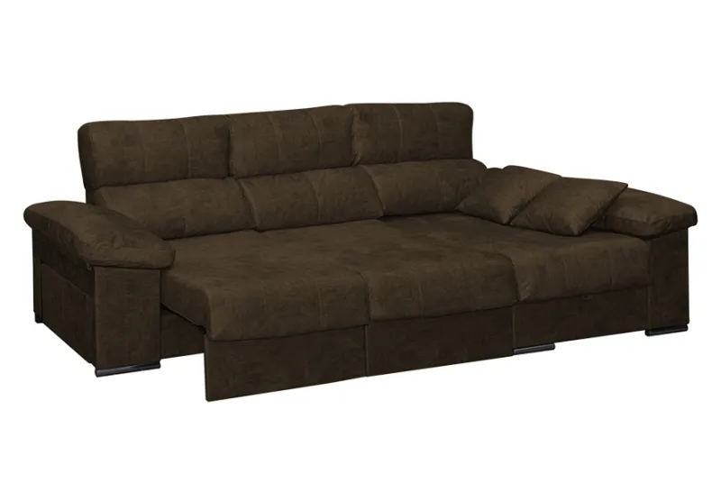 SHAISELONGUE CAMA DCHA. ROMA TAP.MAGNOL PLOMO