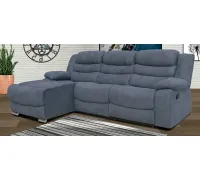 Sofá Chaise Longue Relax Izquierdo Tapizado 103-32 Luxor Marengo