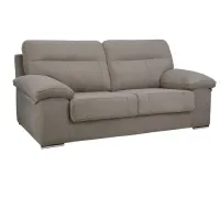 Sofá de 3 plazas Duero tapizado en tela Magnolia Cemento