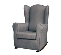 Balancín para madera Roeros tapizado en tela Marengo