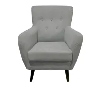 Butaca Relax Tapizada K-13 Beige Modelo Arya