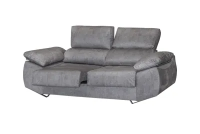 Sofá 3 Plazas Epi Tapizado Cairo Grafito