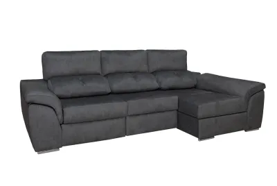 SHAISELONGUE CAMA C/ARCON DCHA. PIRINEOS TAP.EDI ANTRACITA