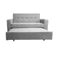 SOFA CAMA CON BRAZOS ROL TAP.CRYSTAL 2 GRIS