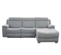 SHAISELONGUE DCHA. 2 RELAX ELÉCTRICOS TAP.RAMA GRIS OLIMPO