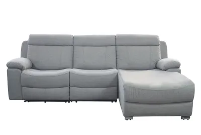 SHAISELONGUE DCHA. 2 RELAX ELÉCTRICOS TAP.RAMA GRIS OLIMPO