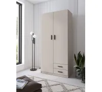 Armario de 2 puertas y 2 cajones Aura 2025 color beige