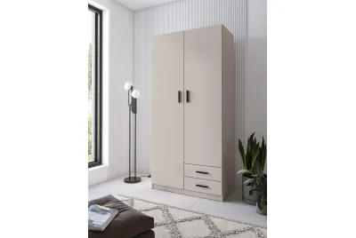 Armario de 2 puertas y 2 cajones Aura 2025 color beige
