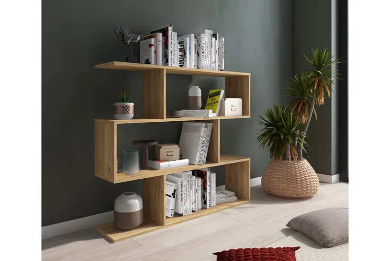 Estantería Asimétrica Baja Aura 2025 | Diseño Moderno en Mavella