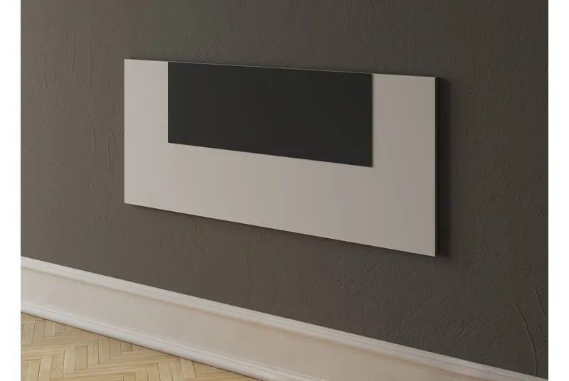 Cabecero Juvenil Aura 2025 en Color Beige y Negro