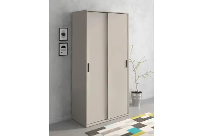 Armario de 2 puertas correderas Aura 2025 color beige