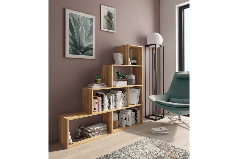 Estantería Escalera Aura 2025 en color Mauvela | Diseño Moderno y Funcional