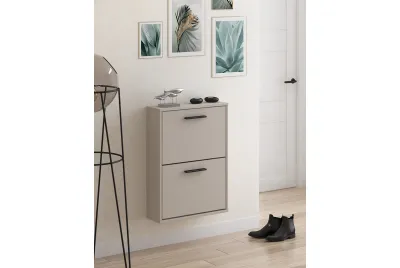 Zapatero 2 Puertas Aura 2025 Beige