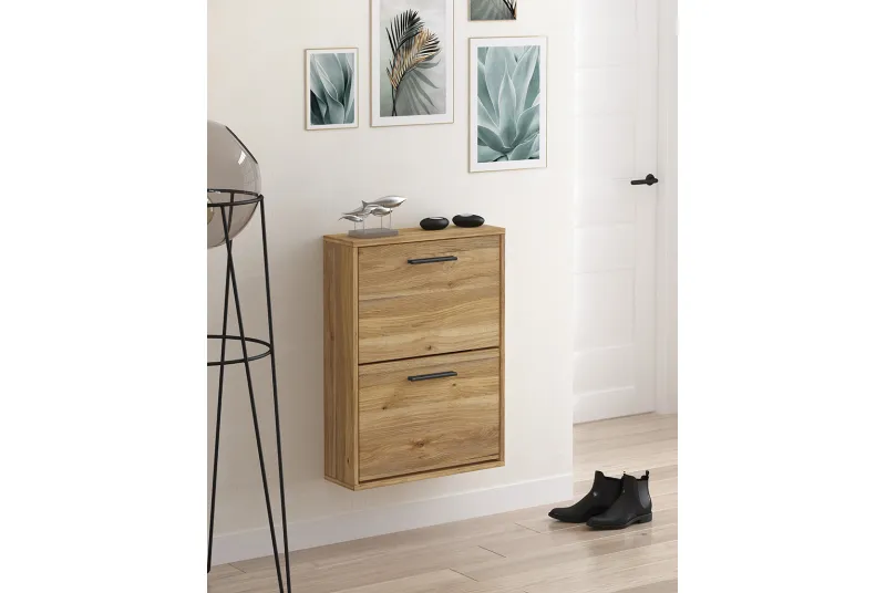 Zapatero Aura 2025 de 2 puertas en color Mavella | Aparador Buffet