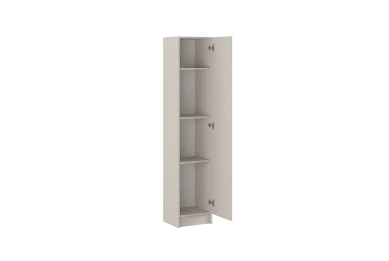Mueble Multiusos Aura 2025 de 1 Puerta en Color Beige | Composición para Salón