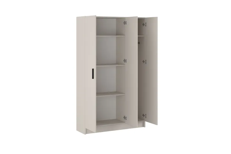 Mueble multiusos de salón Aura 2025 con 3 puertas en color beige