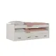 Cama Compacto con Cajonera Modelo Aura 2025 en Color Beige