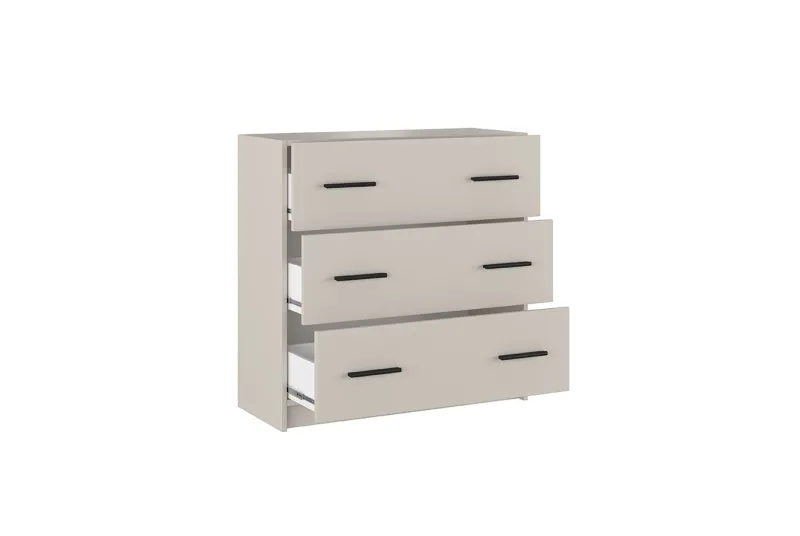 Cómoda de 3 Cajones Aura 2025 en Color Beige | Dormitorio y Organización