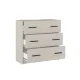 Cómoda de 3 Cajones Aura 2025 en Color Beige | Dormitorio y Organización