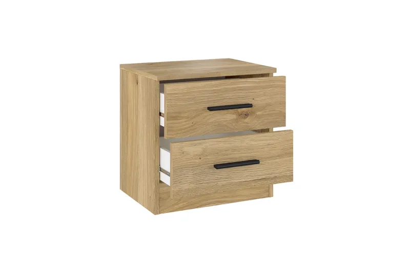 Mesita de Noche Aura 2025 con 2 Cajones - Mavella | Dormitorio Alicante