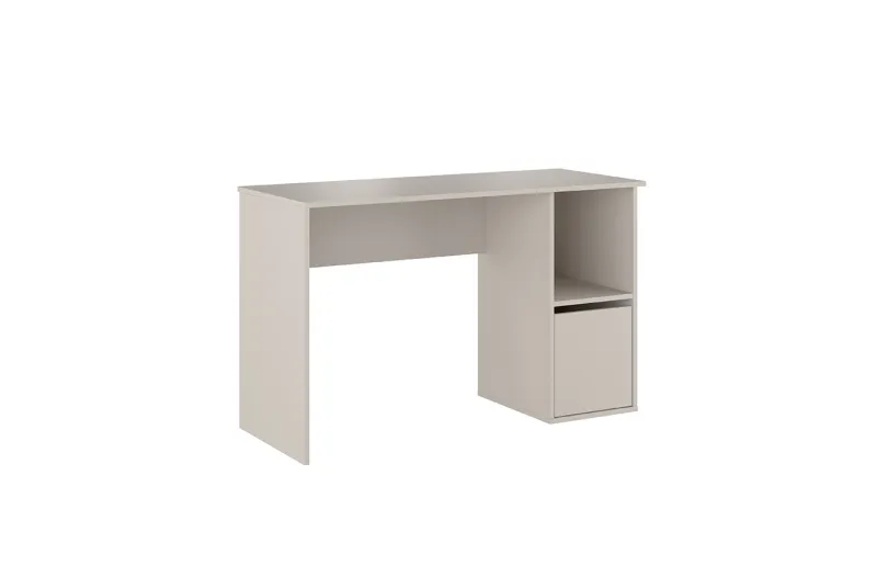Mesa de estudio con puerta Aura 2025 en color beige | Escritorio moderno