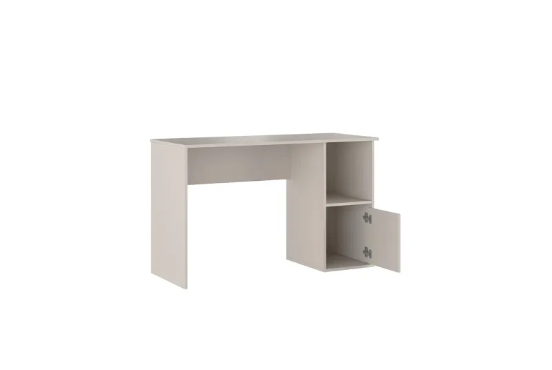 Mesa de estudio con puerta Aura 2025 en color beige | Escritorio moderno