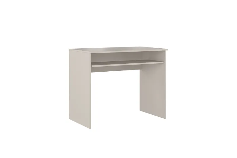 Mesa de estudio con estante Aura 2025 en color beige