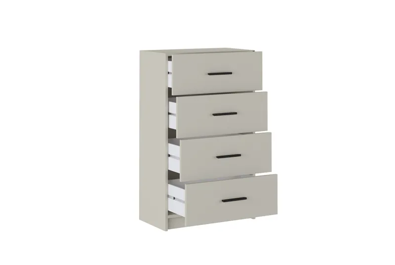Sinfonier Aura 2025 de 4 Cajones en Color Beige | Cómoda Moderna