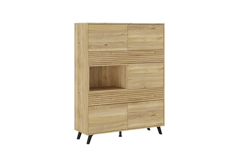 Vitrina Solana Mauvella Rayas - Vitrina de Dormitorio con Diseño a Rayas