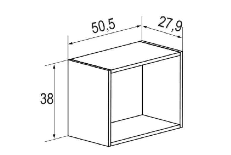 Estantería Cubo Aura 2025 en Color Beige | Organización Moderna