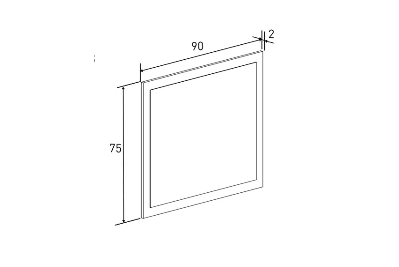 Marco de Espejo Rapid Mauvella | Espejo Decorativo para Dormitorio