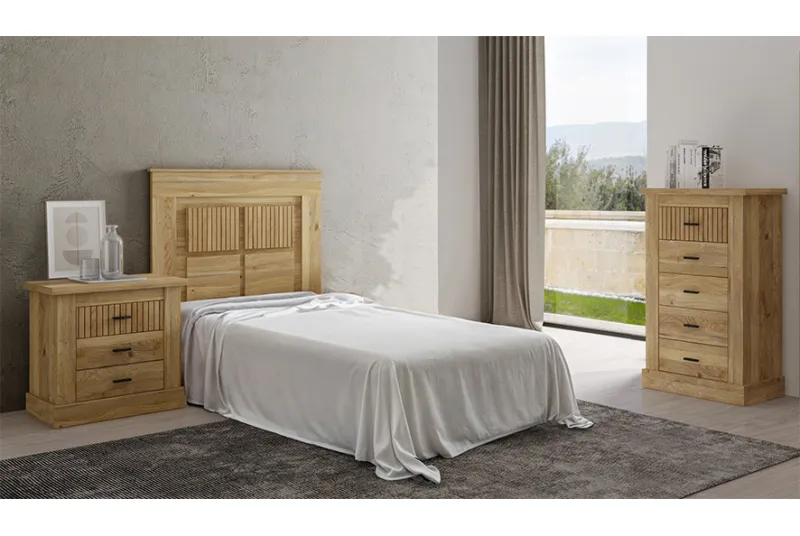 Dormitorio Juvenil Rapid Mauvella Rayas | Cama y Complementos