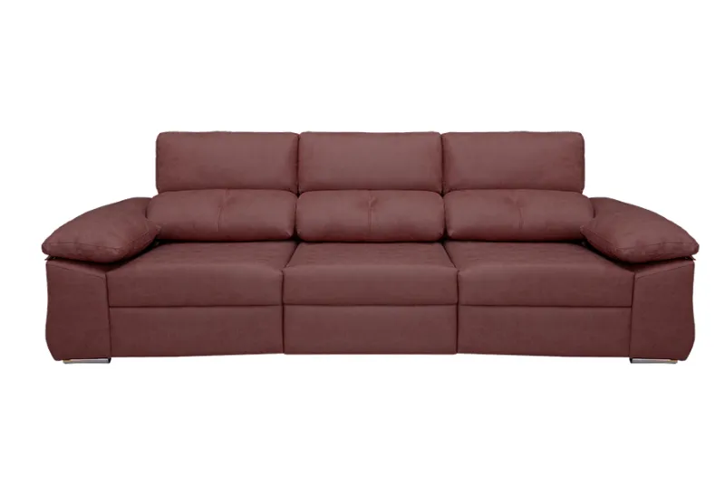 Sofá de 3 Plazas Audi - Tela Magnolia Color Plomo | Envío a toda España