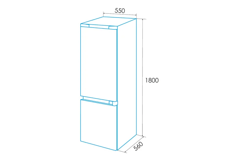 Frigorífico EFC-1821 ST WH Electro | Compra en Alicante con Envío a Toda España