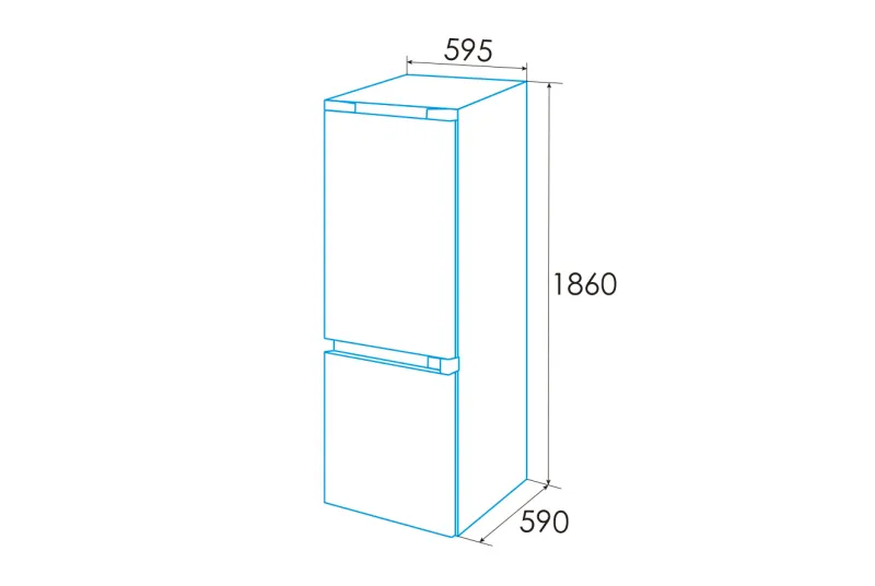 FRIGORIFICO EFC-18220 NF WH ELECTRO. REFERENCIA