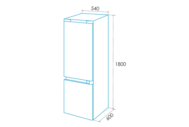 FRIGORIFICO EFC-1822 NF WH ELECTRO. REFERENCIA