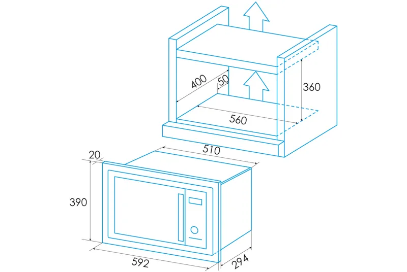 Microondas EMW-2020 IG X Electro - Compra Online en Alicante