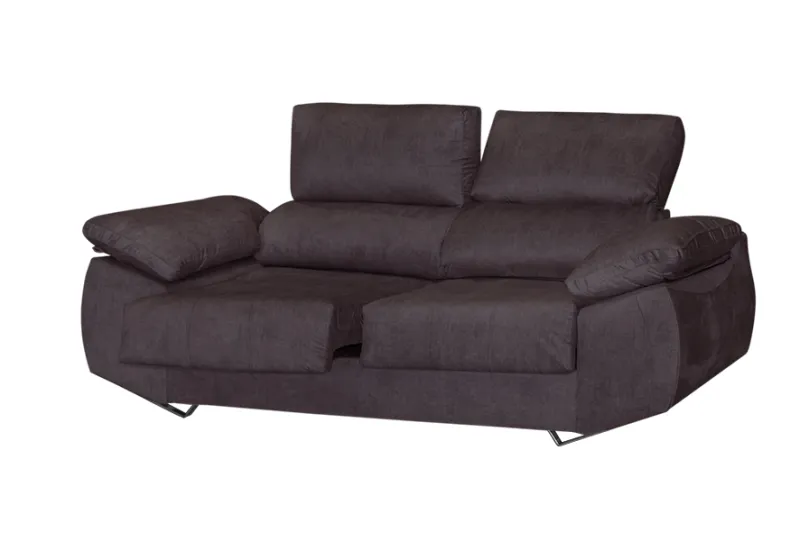 Sofá de 3 Plazas EPI Tela Magnolia Plomo | Comprar en Alicante