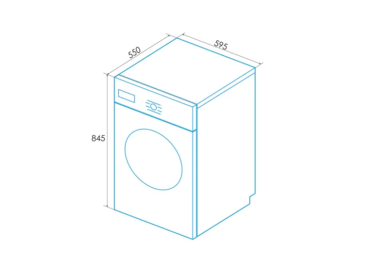Lavadora EWF-9400 WH Electro - Lavadora de Carga Frontal Blanca
