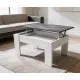 MESA CENTRO ELEVABLE GALA BLANCO-CEMENTO